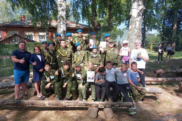 На «Рубеже маршала А.М. Василевского» в Вахутках провели Зарницу